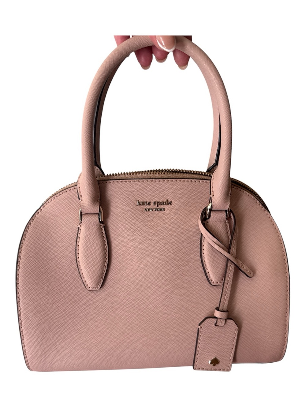Kate Spade Reiley Dome Pink Leather Bag